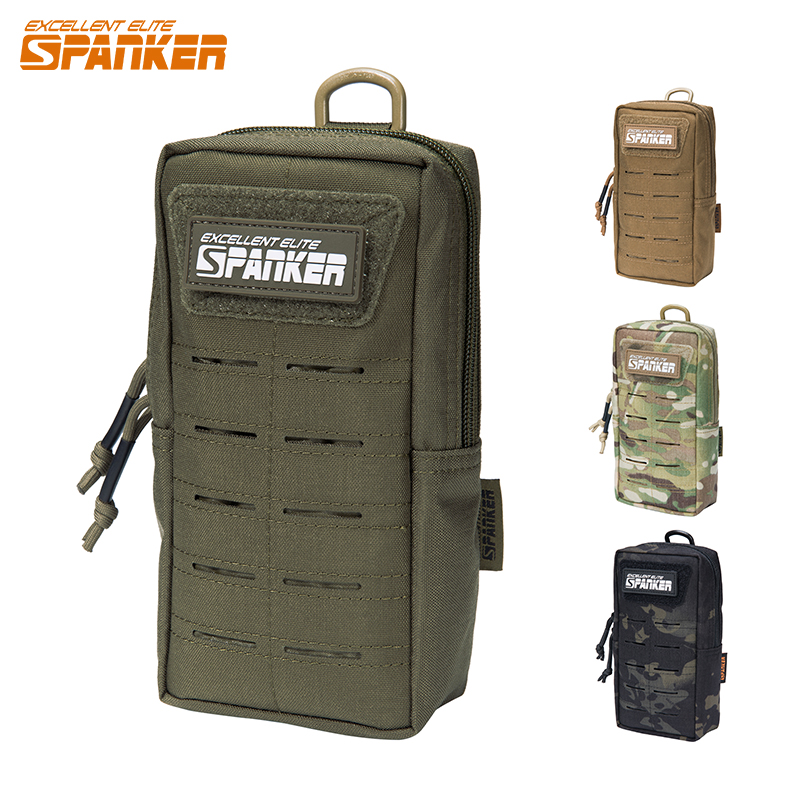 Edc Carry Pouch - Tas pinggang taktis Molle, kantong telepon
