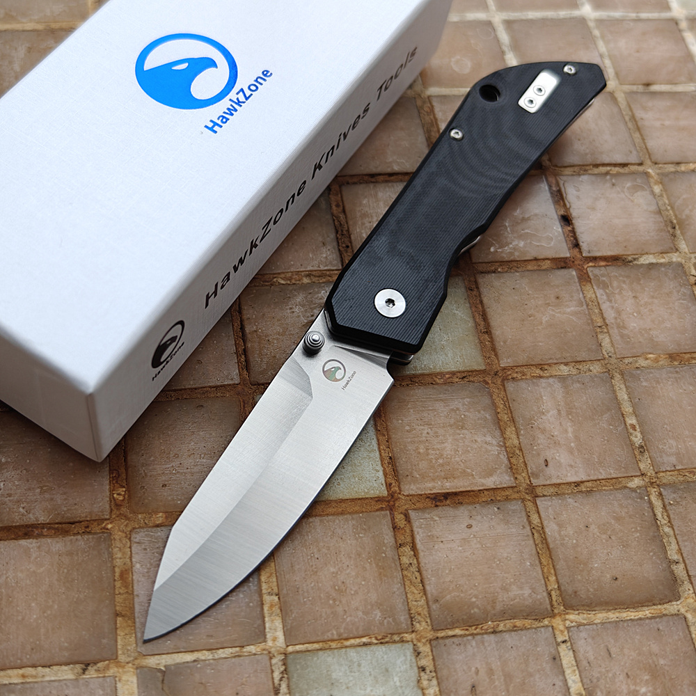 Pocket Knife Ceramic - HawkZone Pisau Utilitas Elang Hitam AxisL