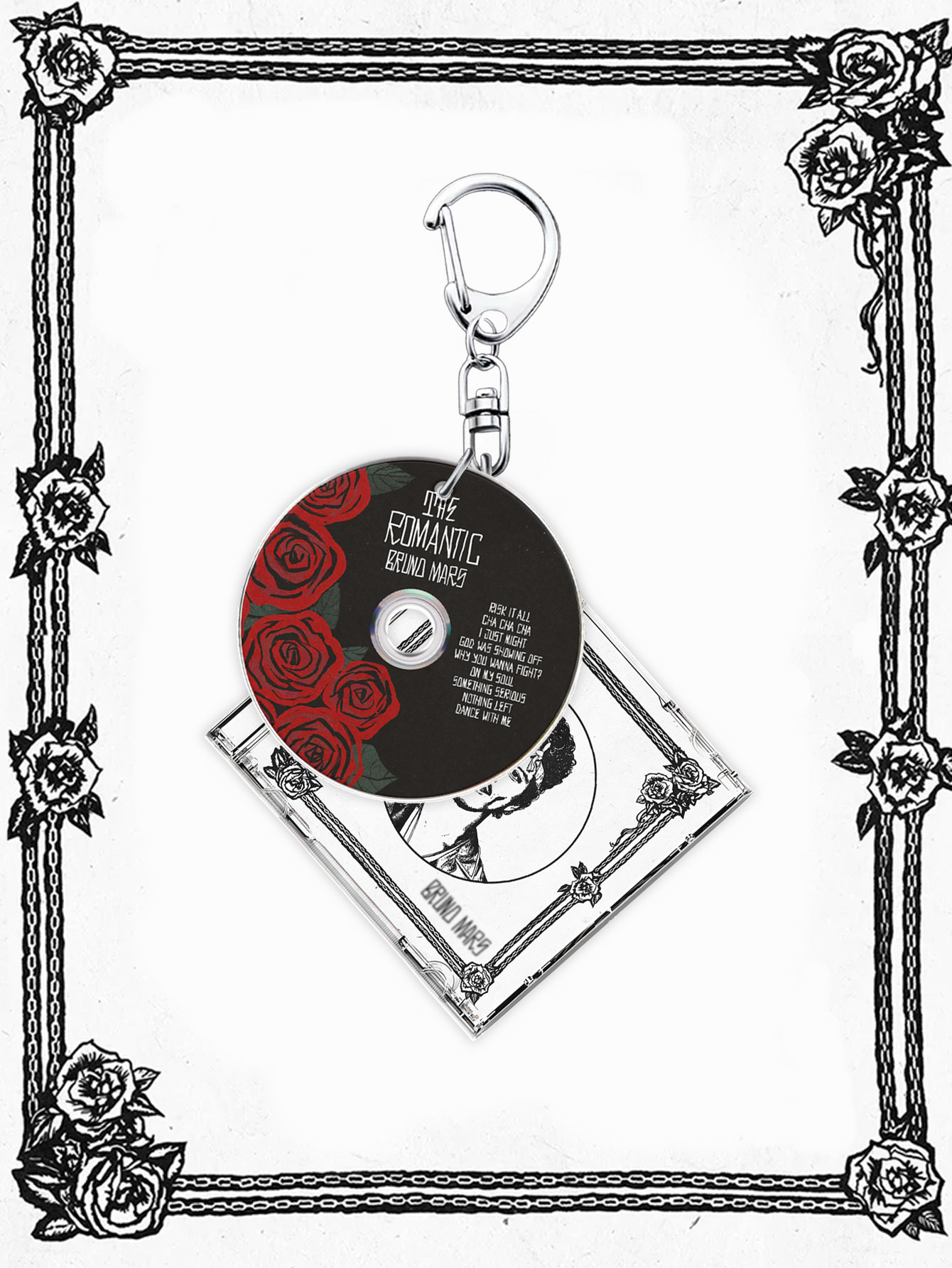 Carabiner Keychain - Gantungan Kunci Bruno, Gantungan Kunci Album