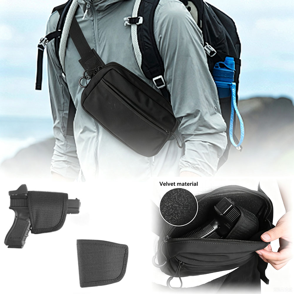 Edc Carry Handgun - Tas Pinggang Taktis Tersembunyi Dengan Kantong
