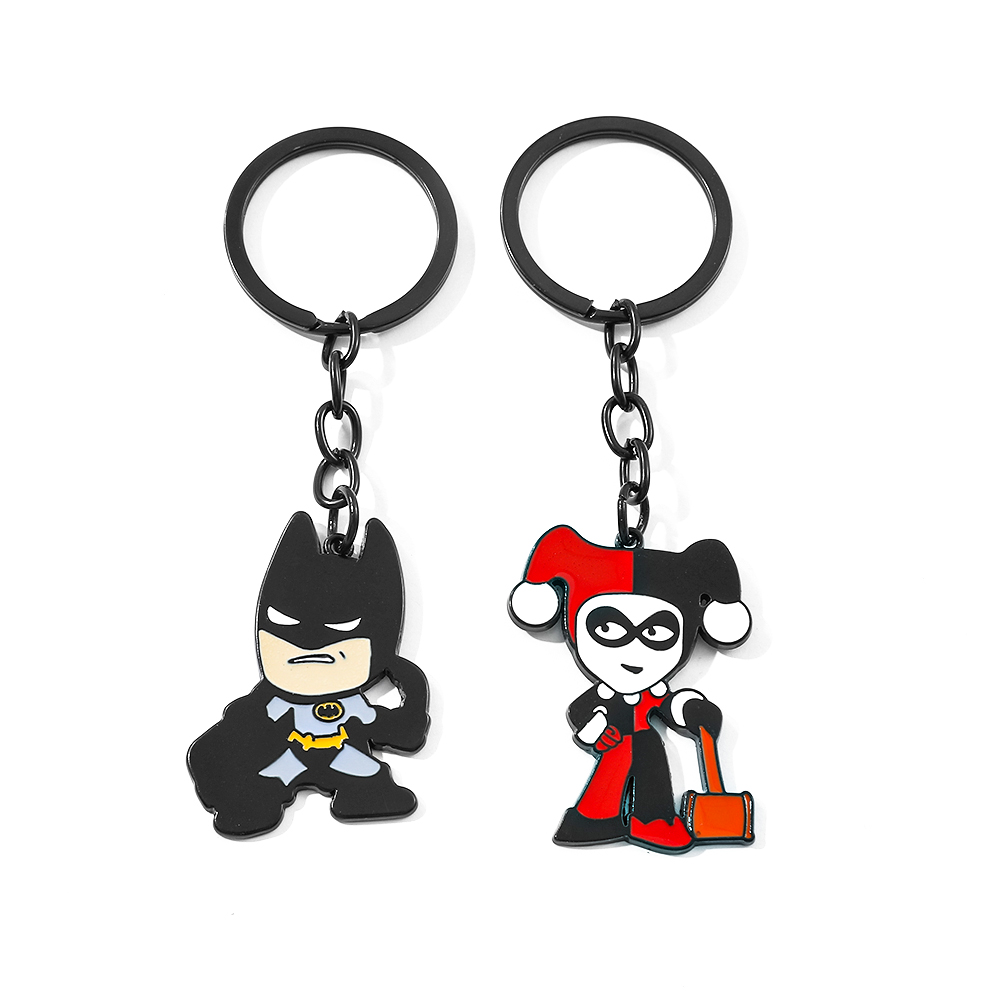 Carabiner Keychain - Gantungan Kunci Kartun Animasi Kelelawar, Gantungan