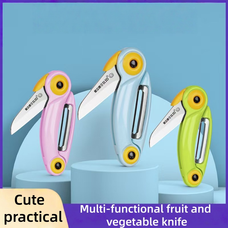 Pocket Knife Ceramic - Pisau Buah Keramik Stainless Steel Multifungsi