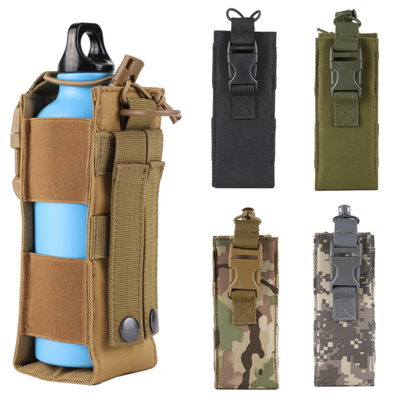 Edc Carry Pouch - Kantong Botol Air Molle untuk Olahraga