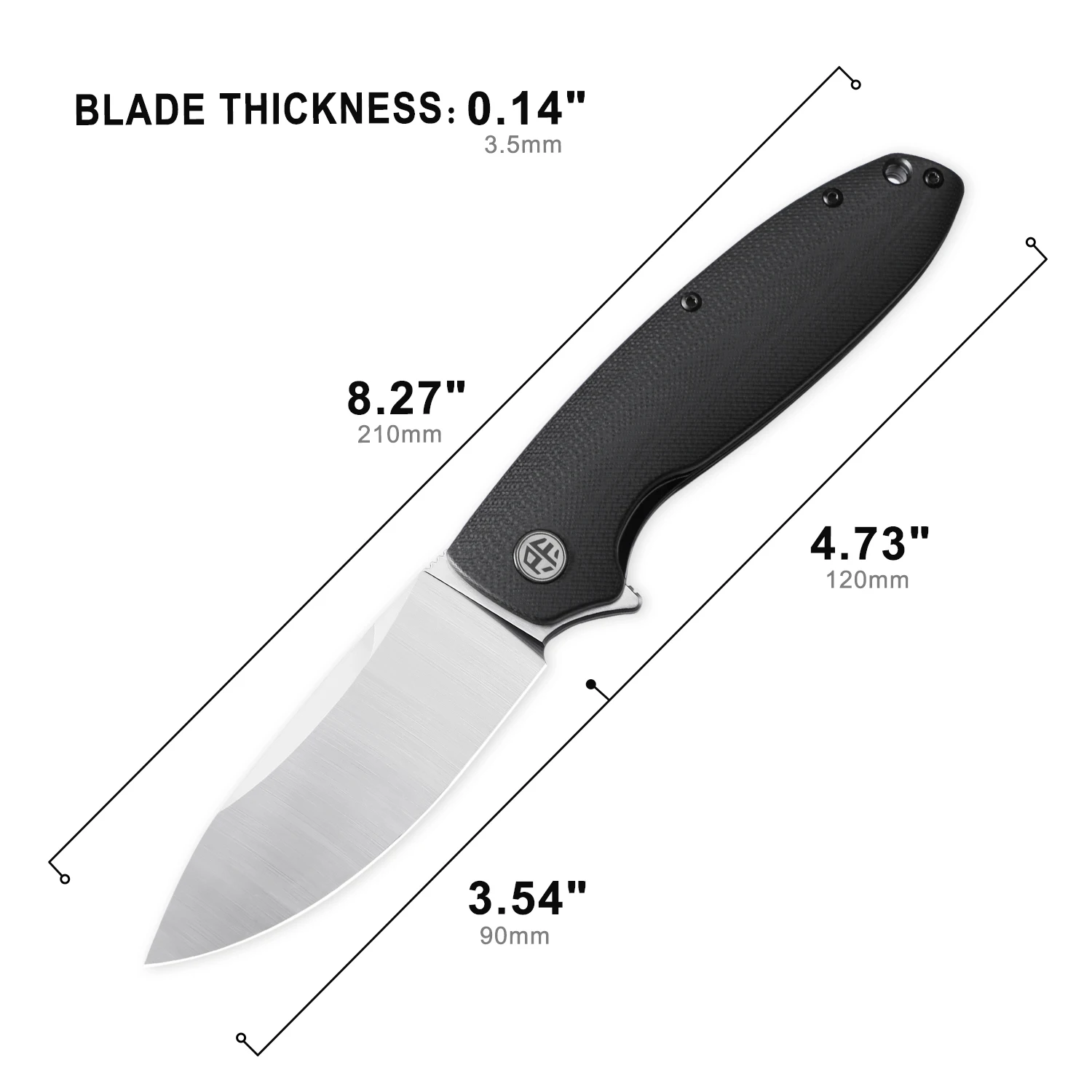 Ikan Petrified PFB01 Pisau Lip - Pocket Knife Ceramic ulasan dan harga