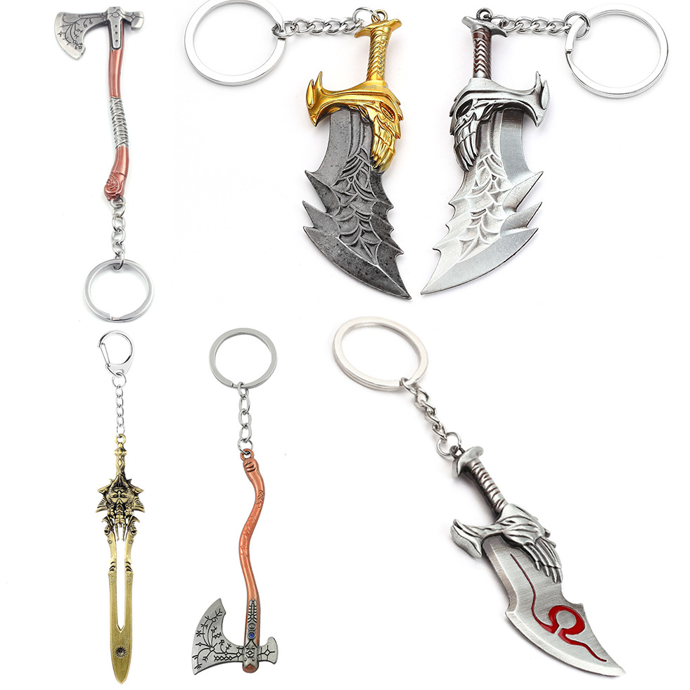God of War 4 Kratos Gantungan  - Carabiner Keychain ulasan dan harga