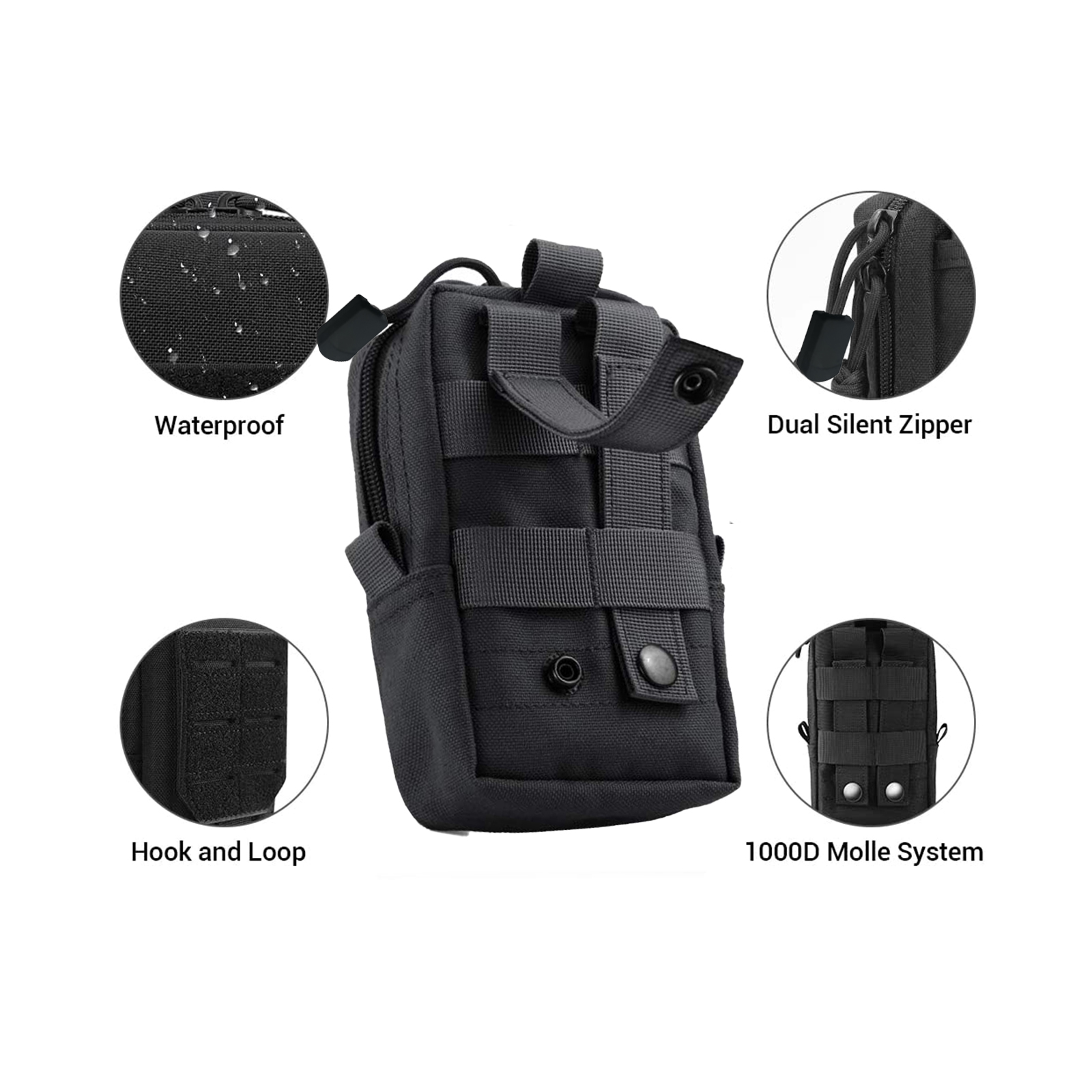 Tas pinggang kantong Molle Tak - Edc Carry Pouch ulasan dan harga