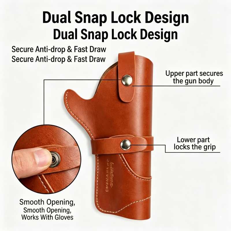 Sarung Pistol Kulit Vintage OW - Edc Carry Belt Leather ulasan dan harga