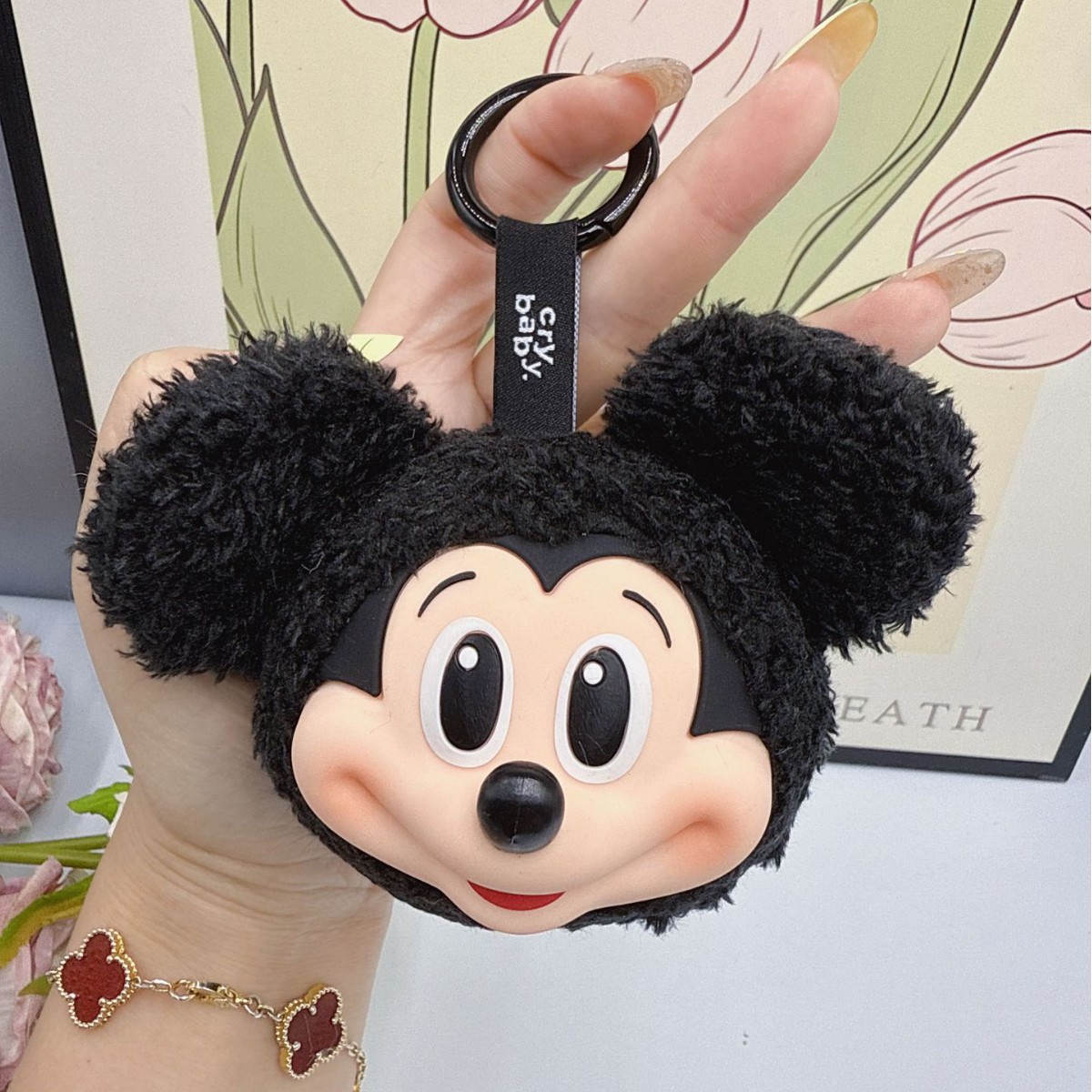 Gantungan Kunci Boneka Mickey  - Carabiner Keychain ulasan dan harga