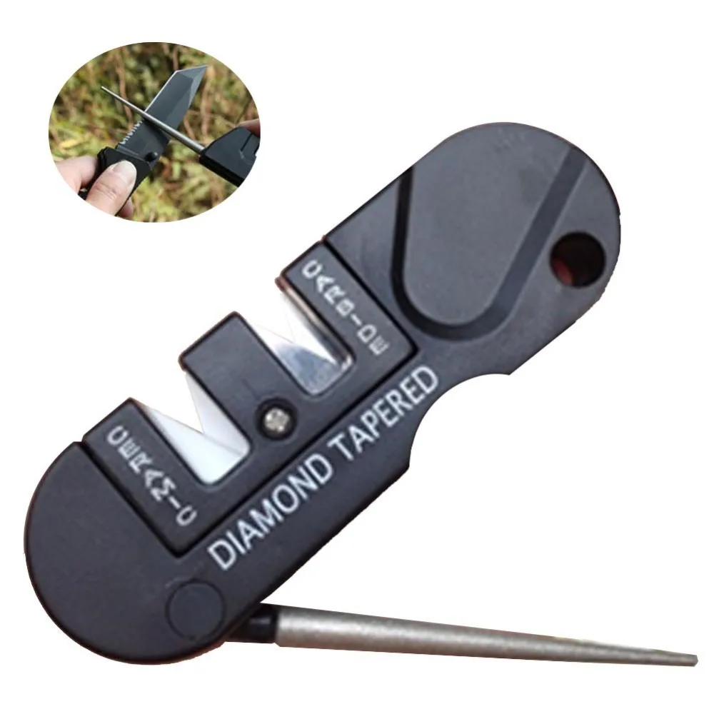 Pengasah Pisau 4-in-1 Portabel - Pocket Knife Ceramic ulasan dan harga