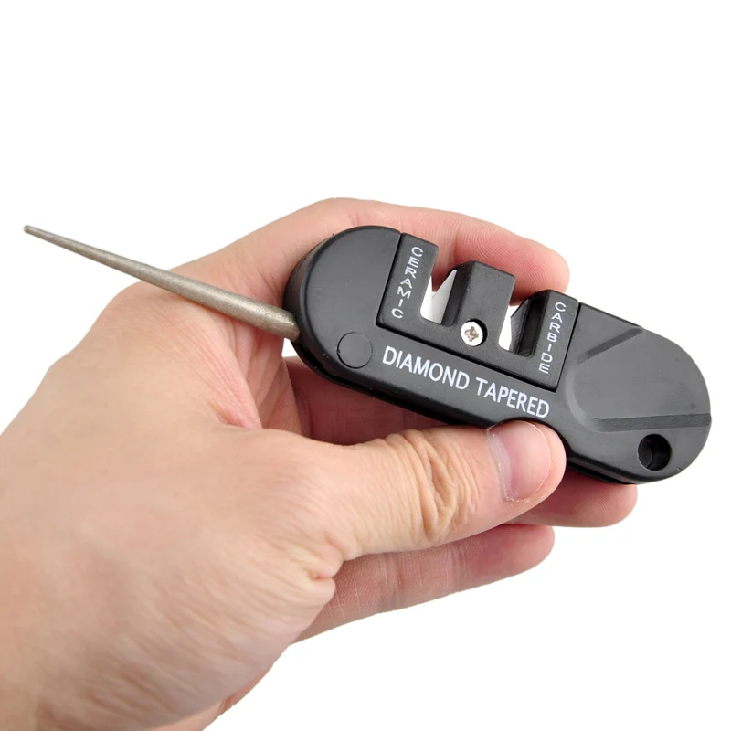 Pengasah Pisau 4-in-1 Portabel - Pocket Knife Ceramic ulasan dan harga