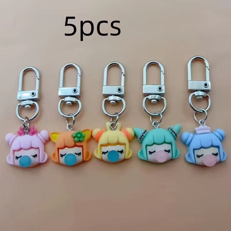 5 buah gantungan kunci resin b - Carabiner Keychain ulasan dan harga