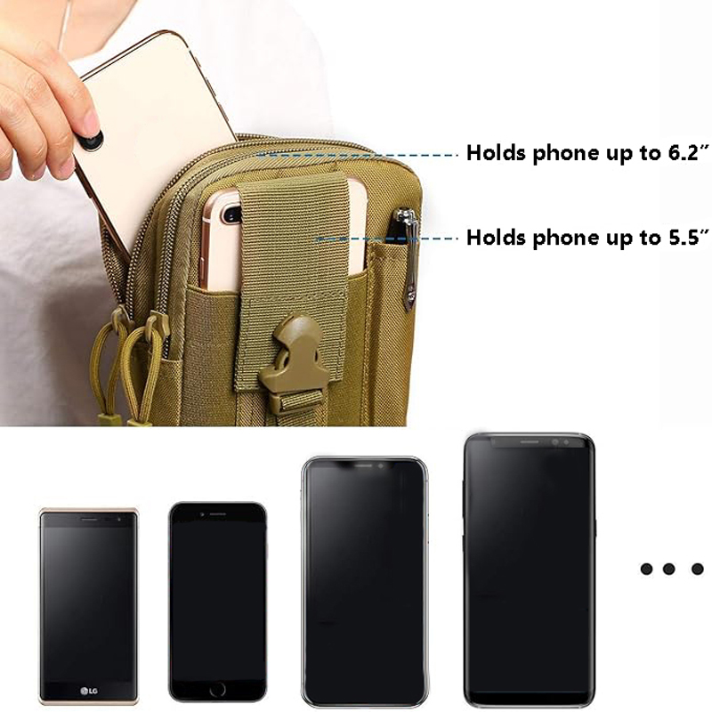 Tas Pinggang Kantong Molle Tak - Edc Carry Pouch ulasan dan harga